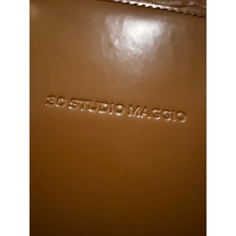NWOT M. Gemi 30 Studio Maggio Essa Essential Brown Leather Bag - Picture 9 of 10